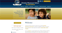 Desktop Screenshot of christianmontessorischool.org